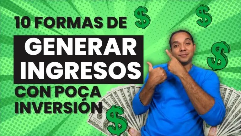 10 Formas de Generar Ingresos con Poca Inversión